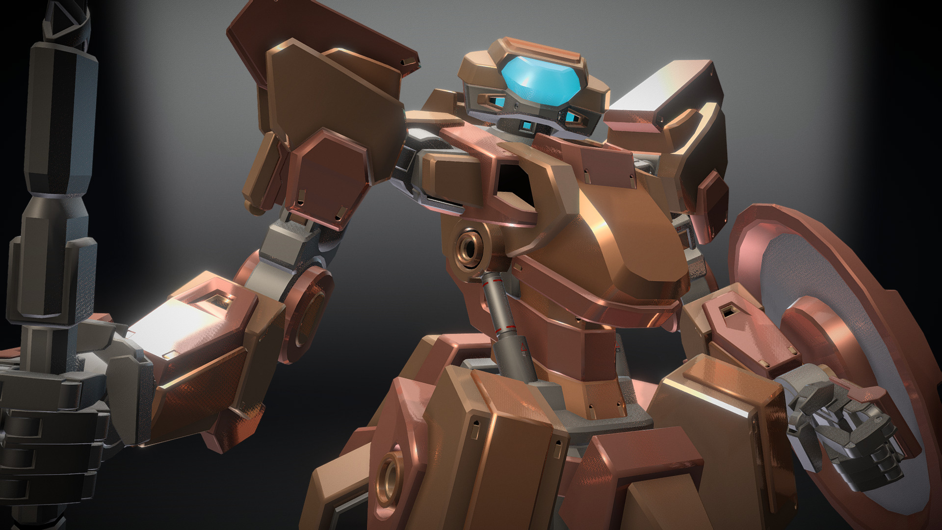 Mecha 3d model