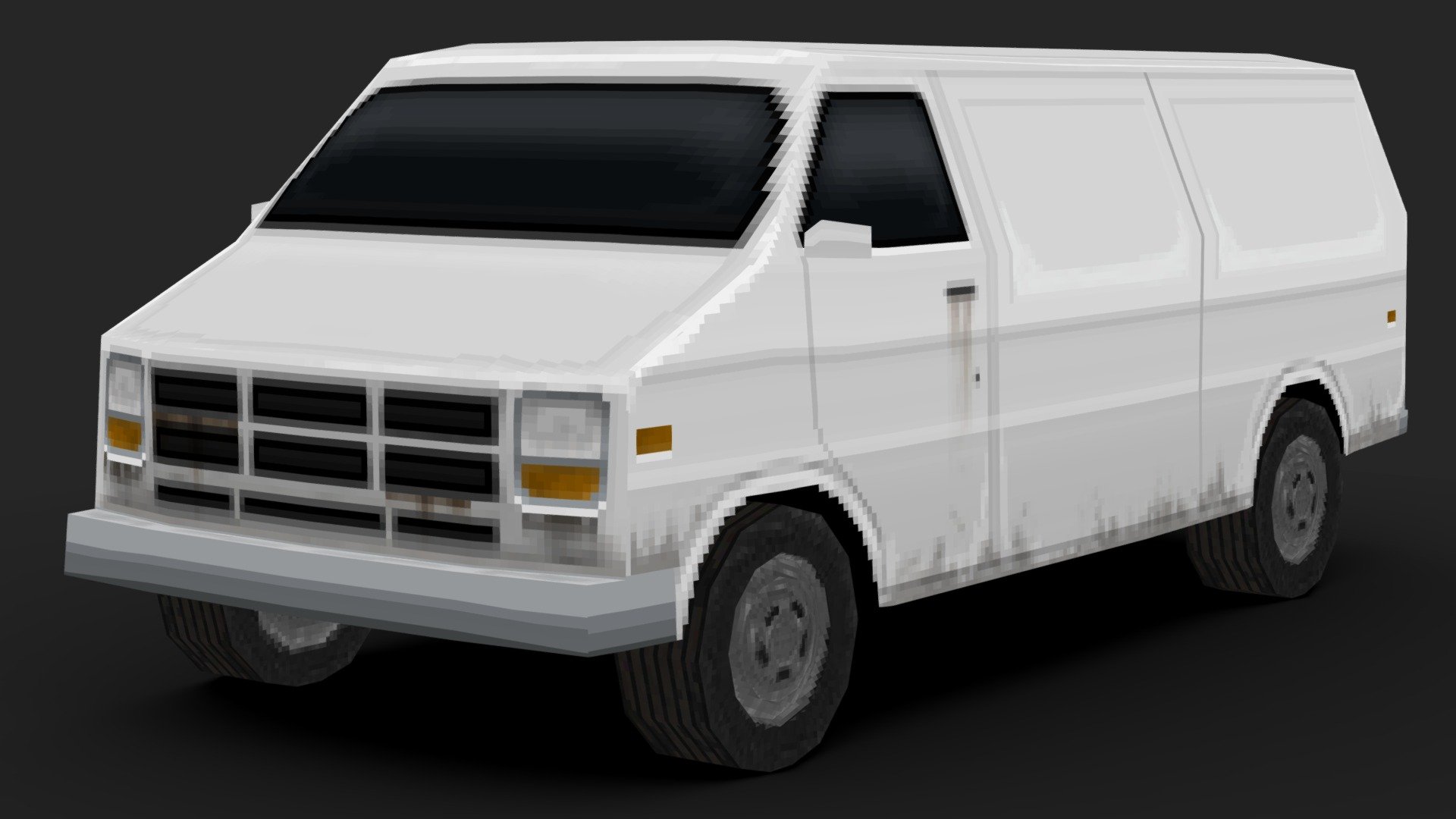 White Van 3d model