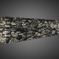 Rock Wall Retopo