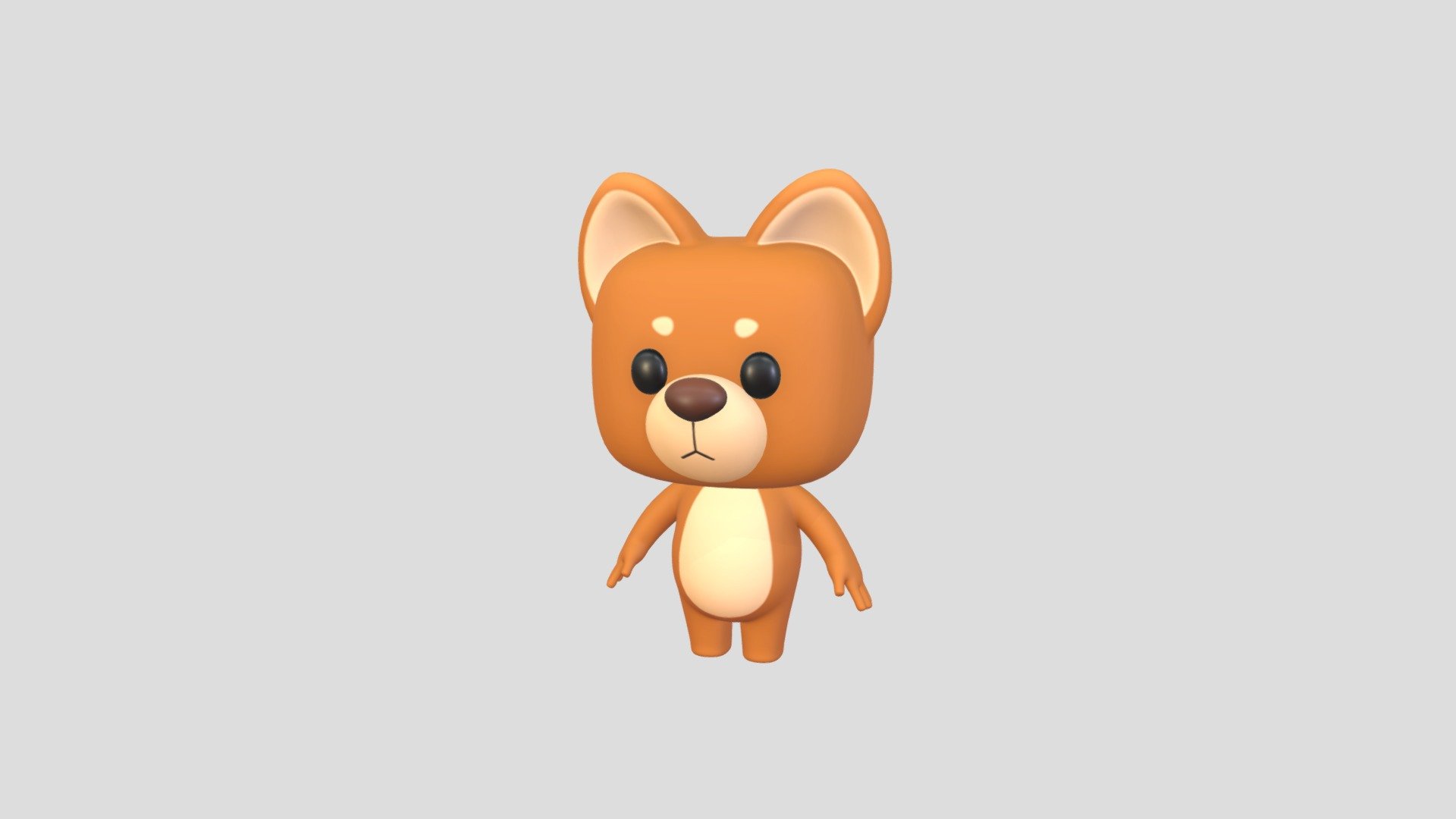 Cartoon Dog 3d model