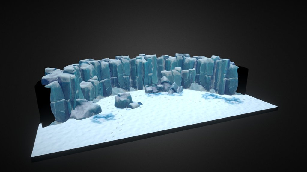 Ice Kit Diorama 3d model