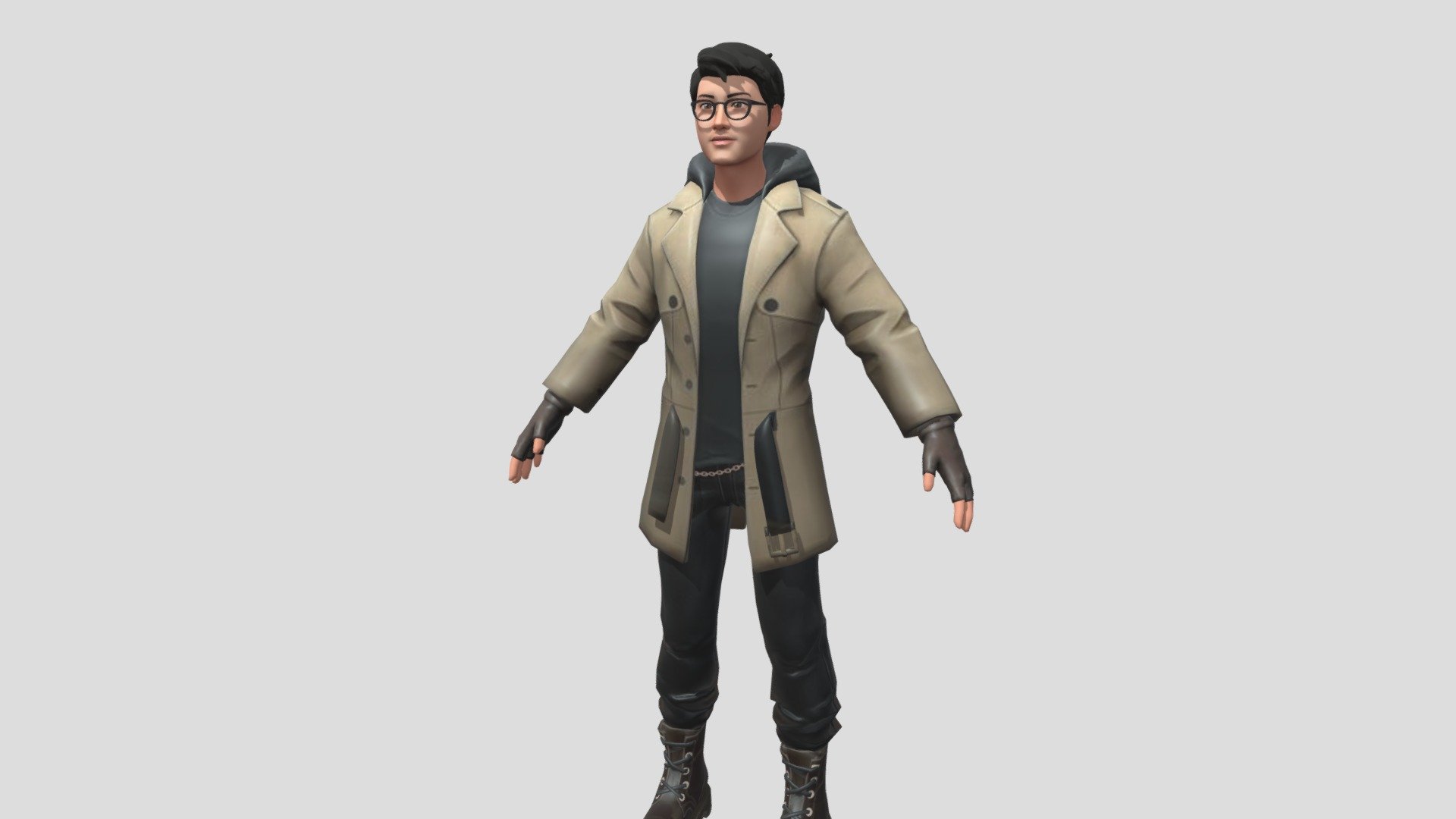 Cool Man 3d model