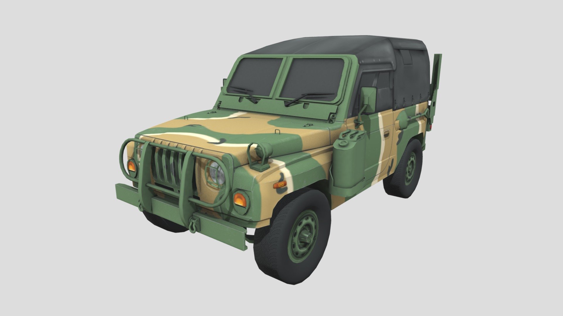 K-131 Armoured 3d model