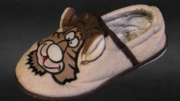 Used_childrens_slippers_plush_3D_Photogrammetry