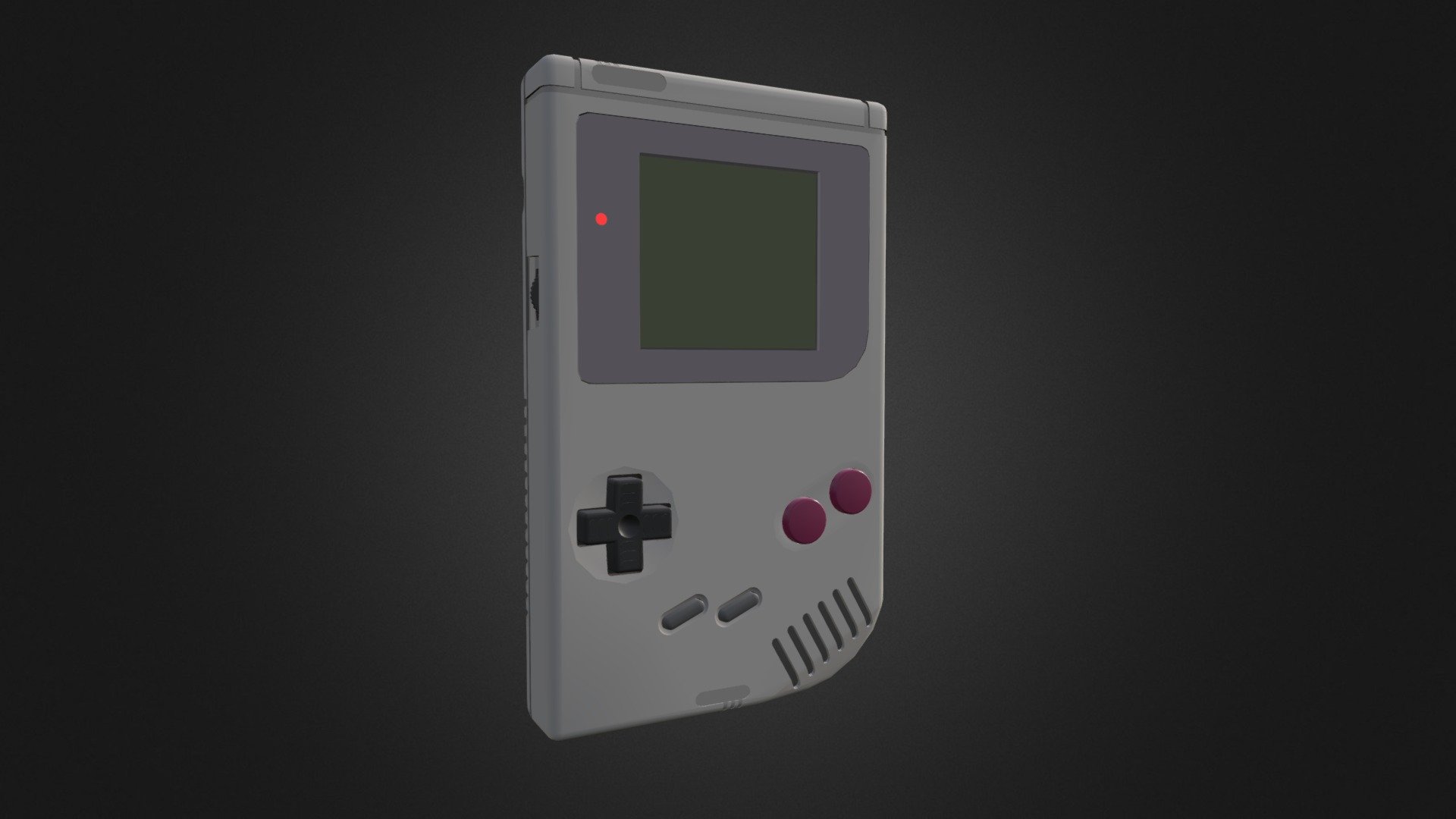 [HW XYZ School] Draft Gameboy 3d model