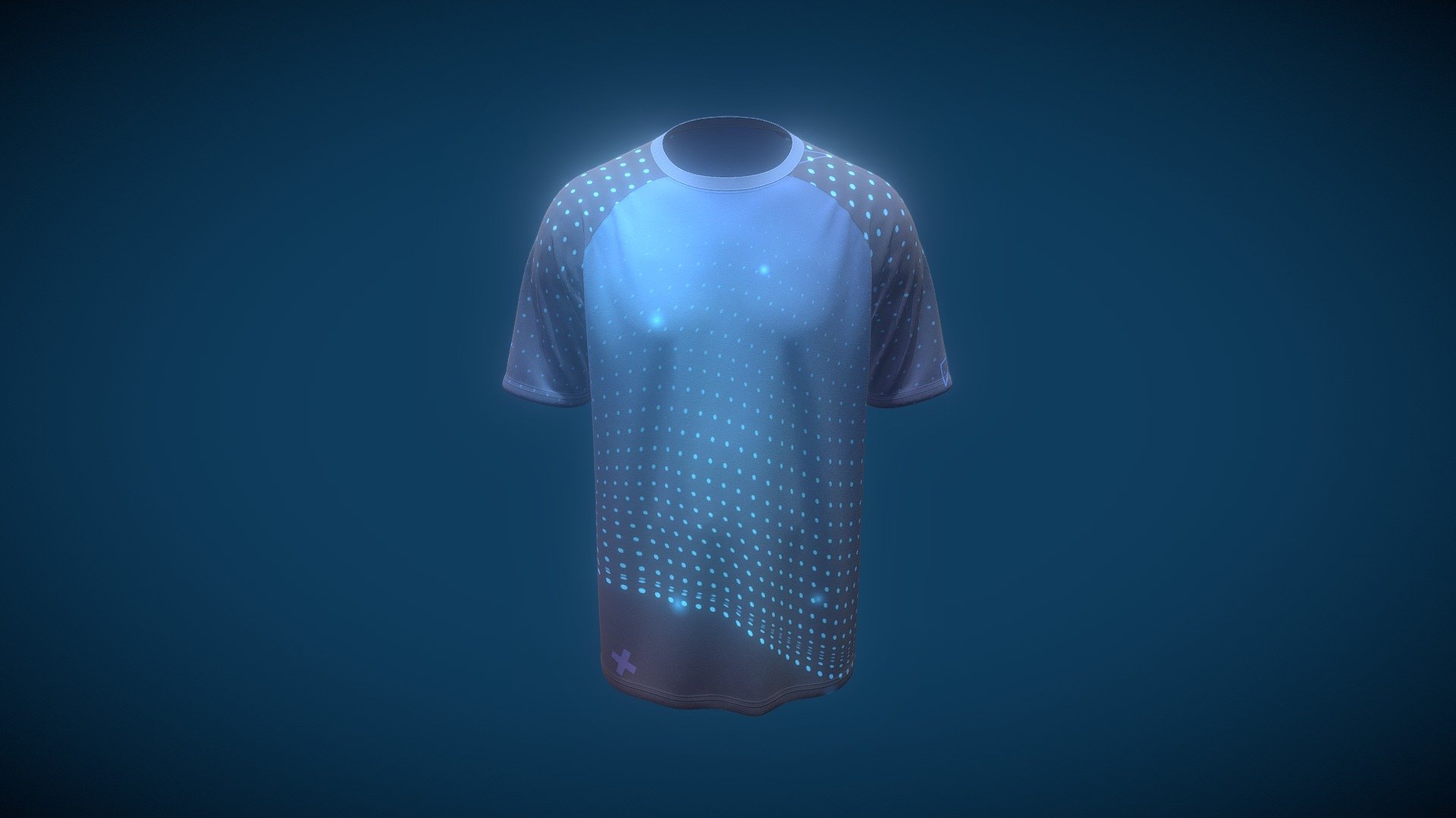 Premium Raglan Tee Design 3d model