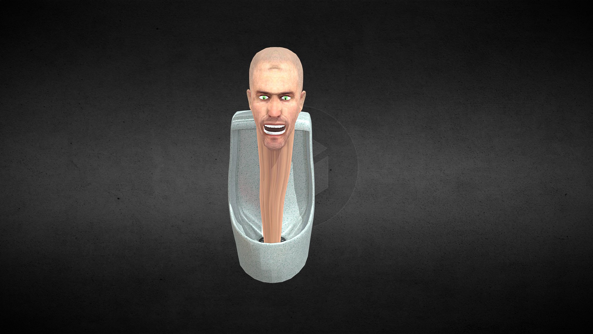 Toilet Man(Skibidi Toilet) 3d model