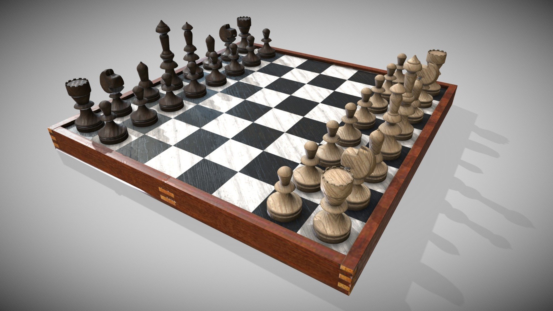 Chess Board 3d model