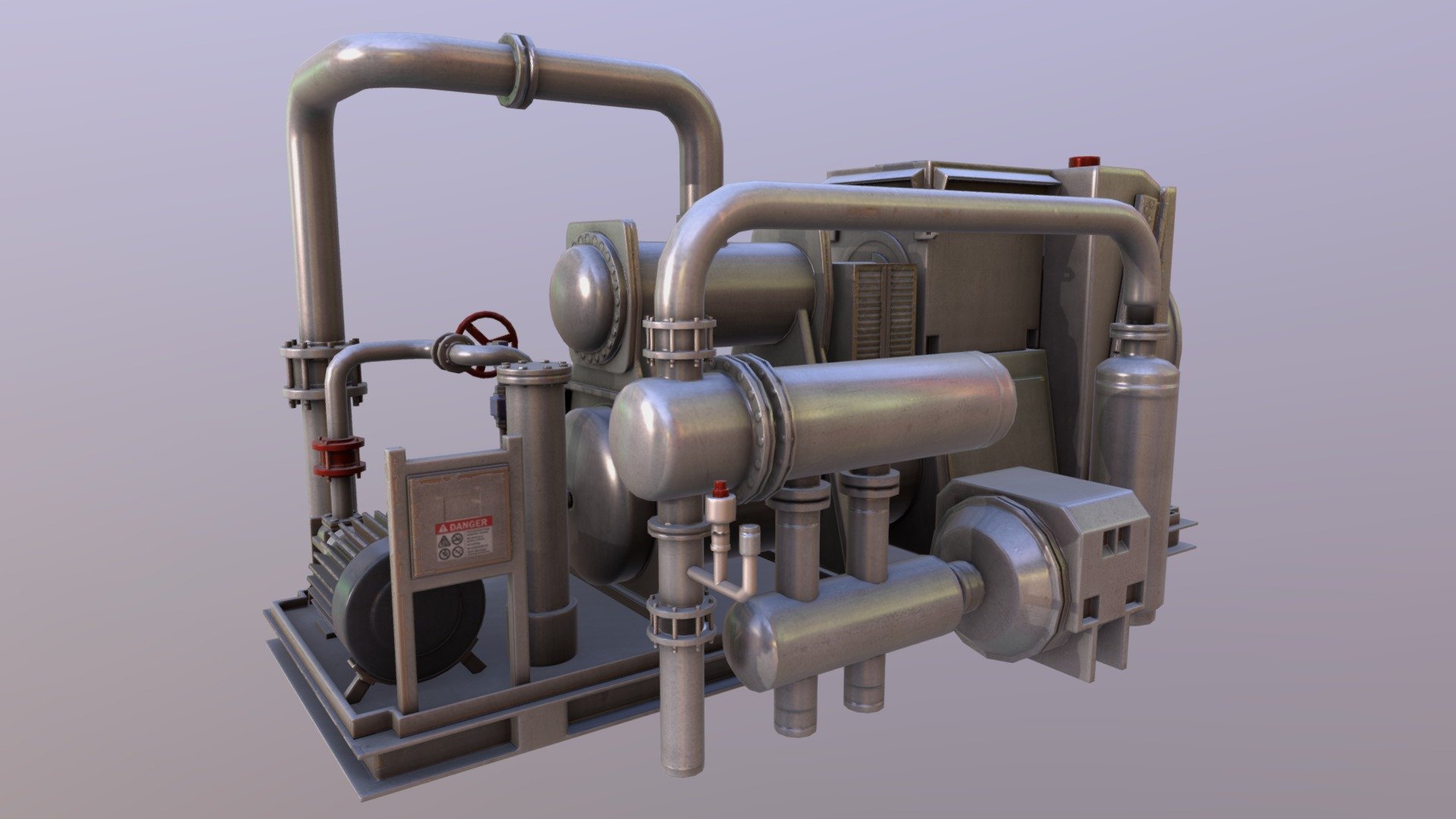 compressor -not used 3d model