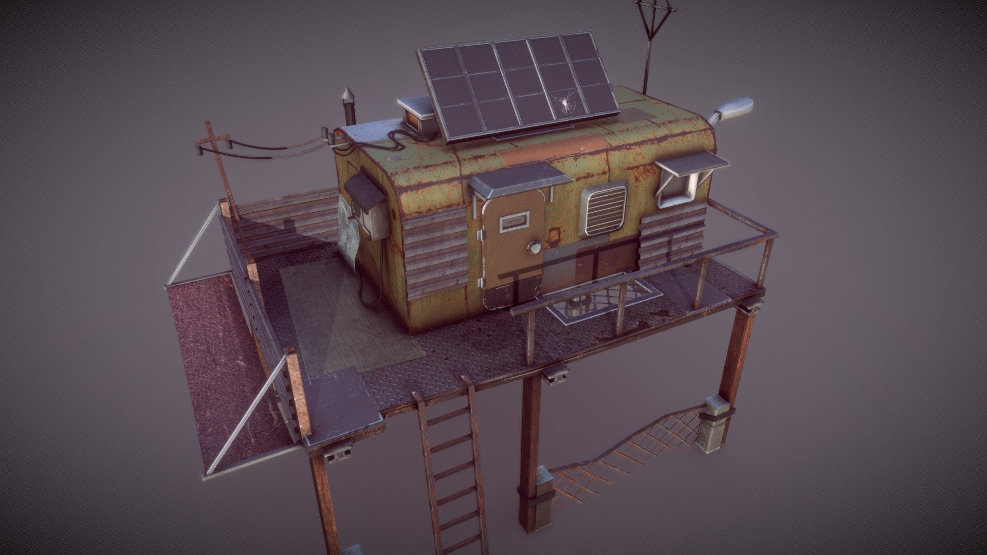 PostApocalypseHouse 3d model