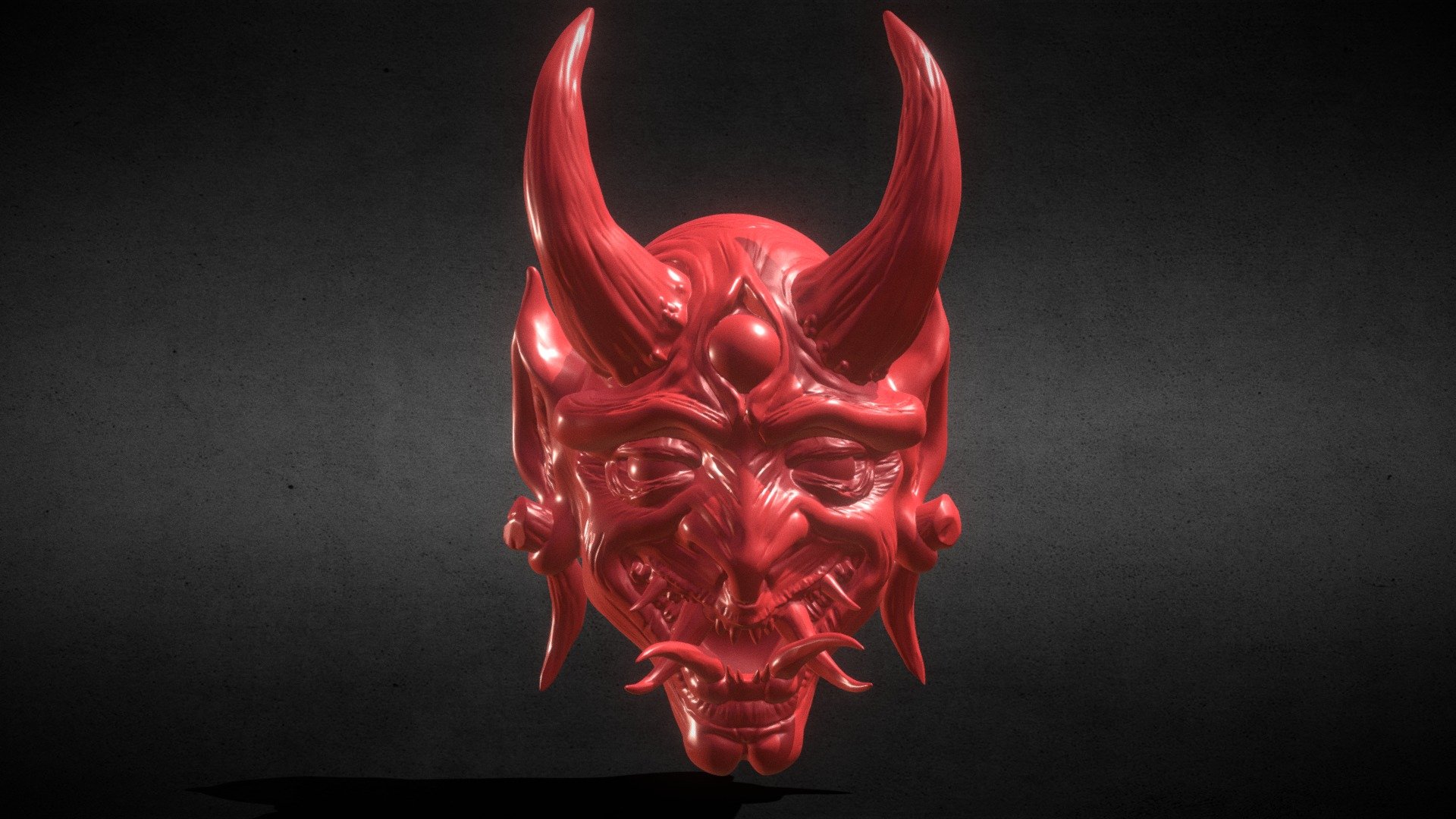 Oni Mask V2 3d model