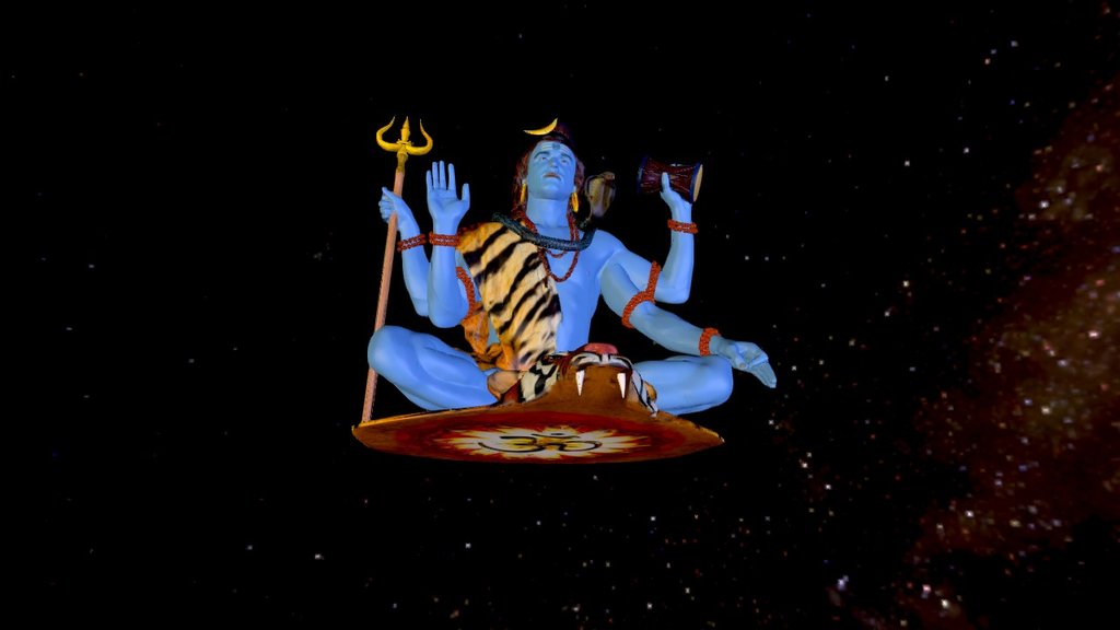 Lord Shiva 3d model