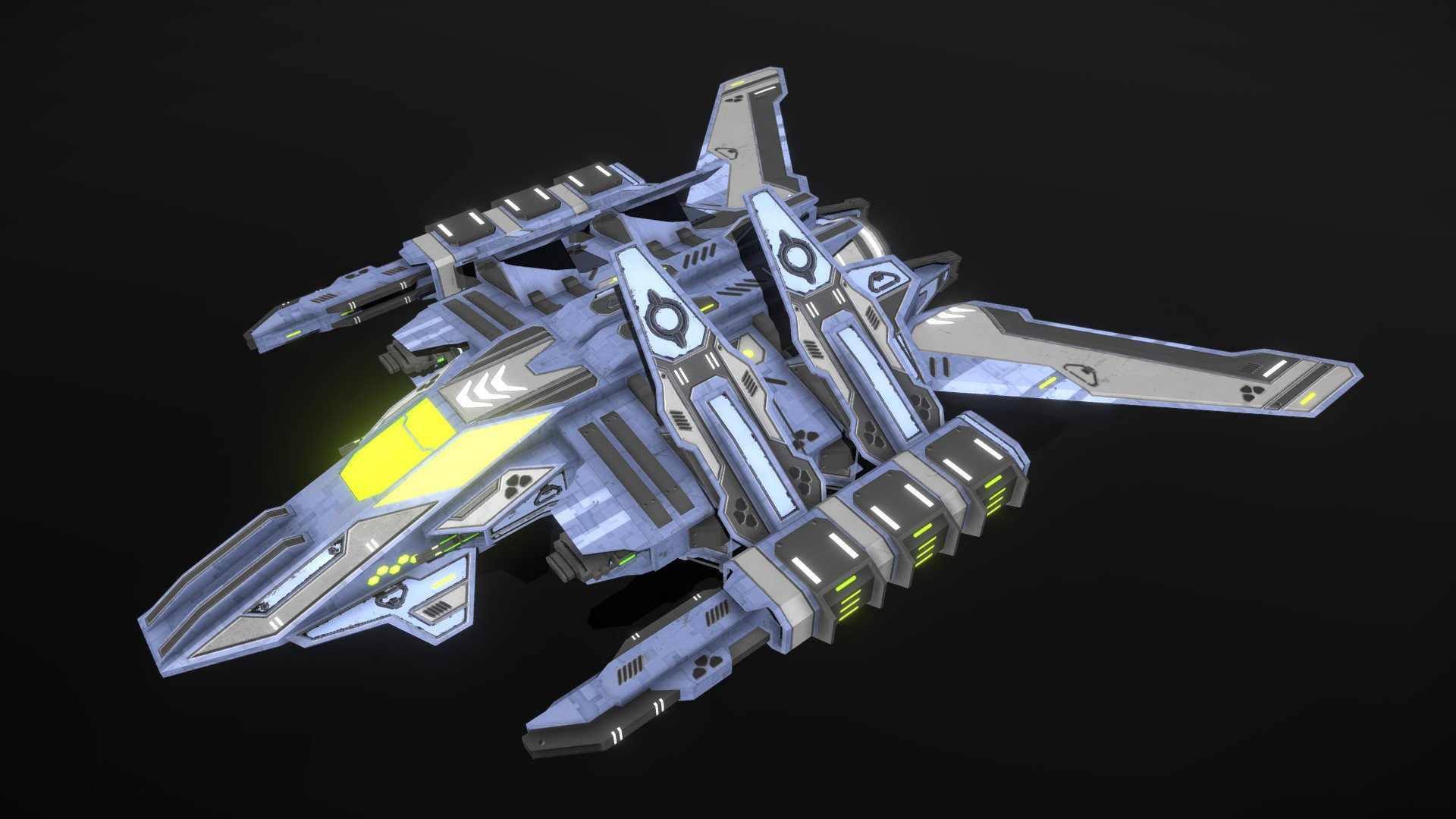 Enkar Republic Attack Fighter Karban 3d model