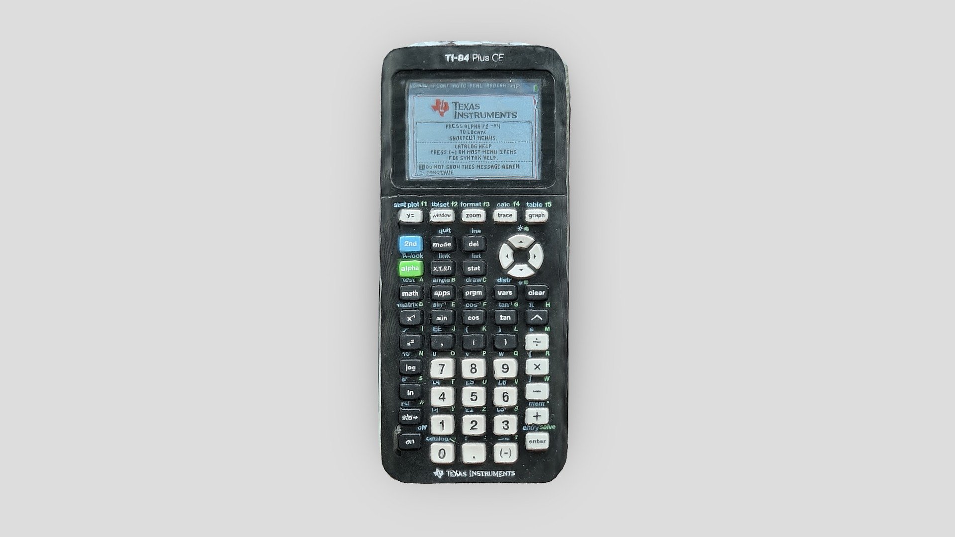 Texas Instrument TI-84 Plus CE Calculator 3d model