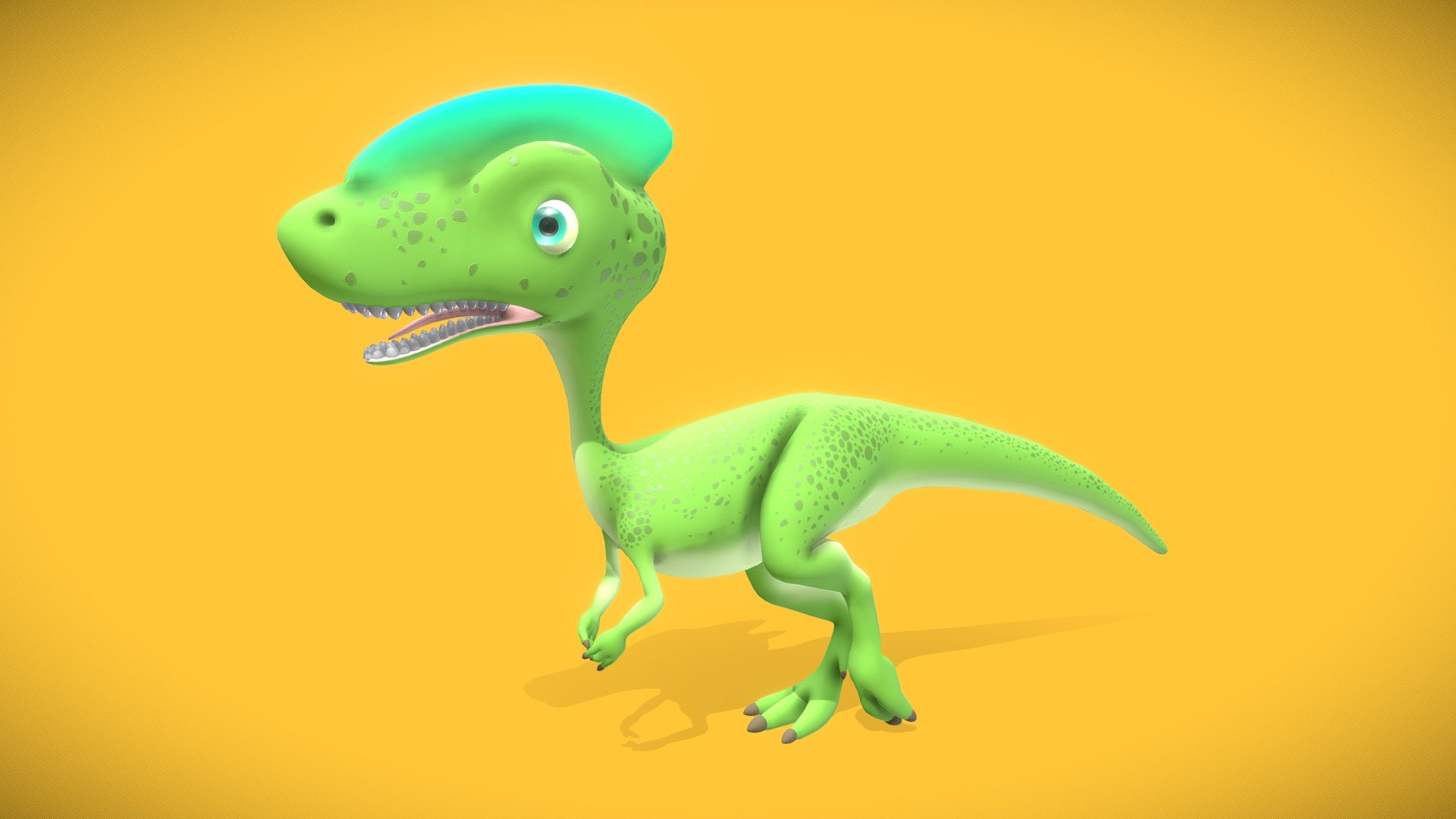 Dilophosaurus 3d model