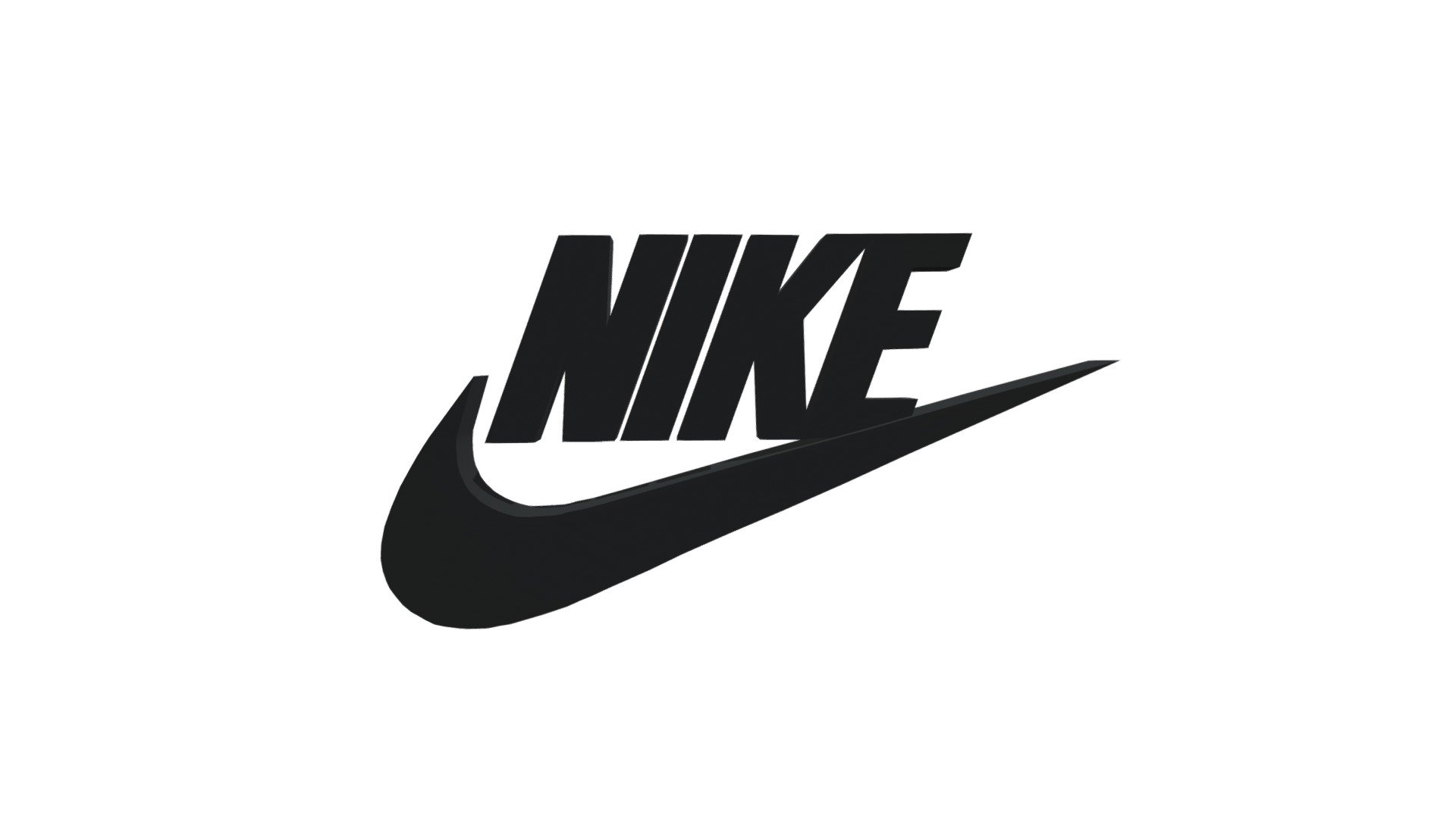 Logo Nike 3d model