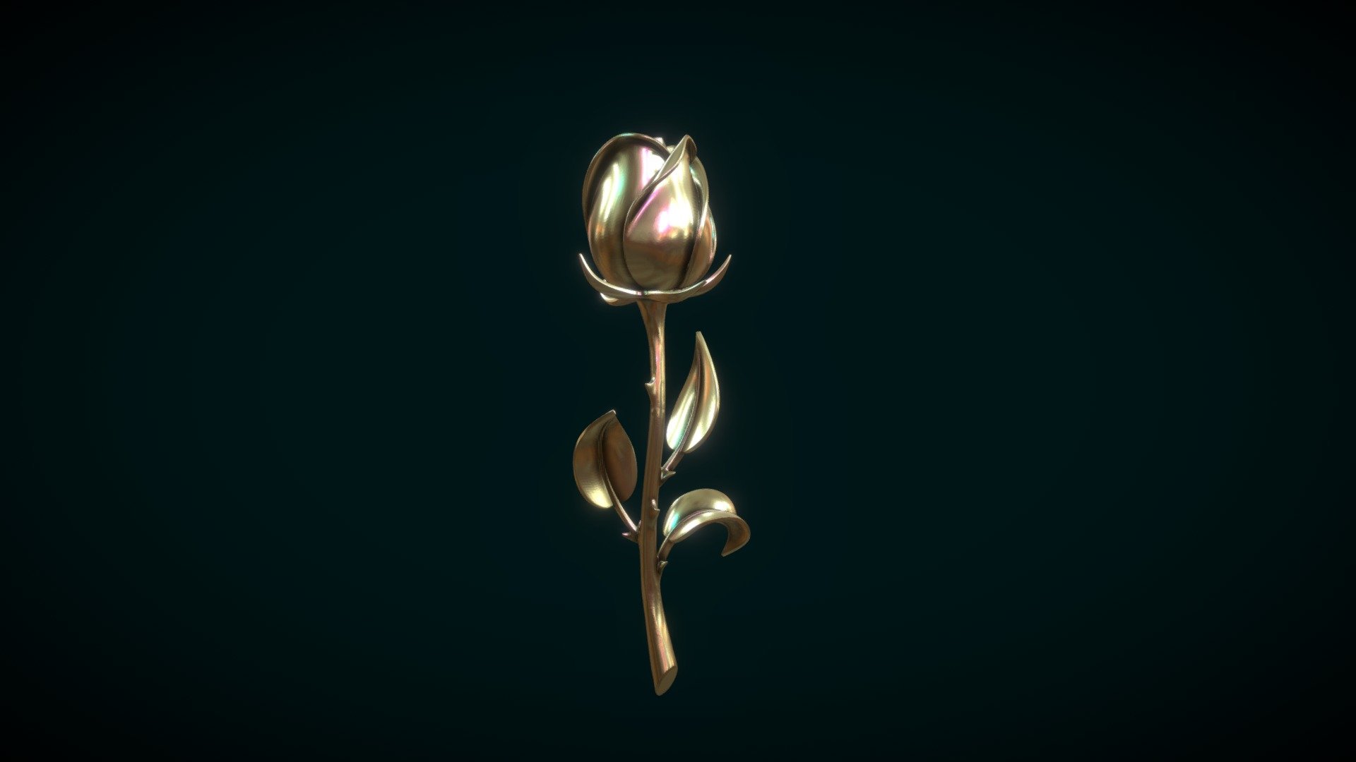 Rose II 3d model