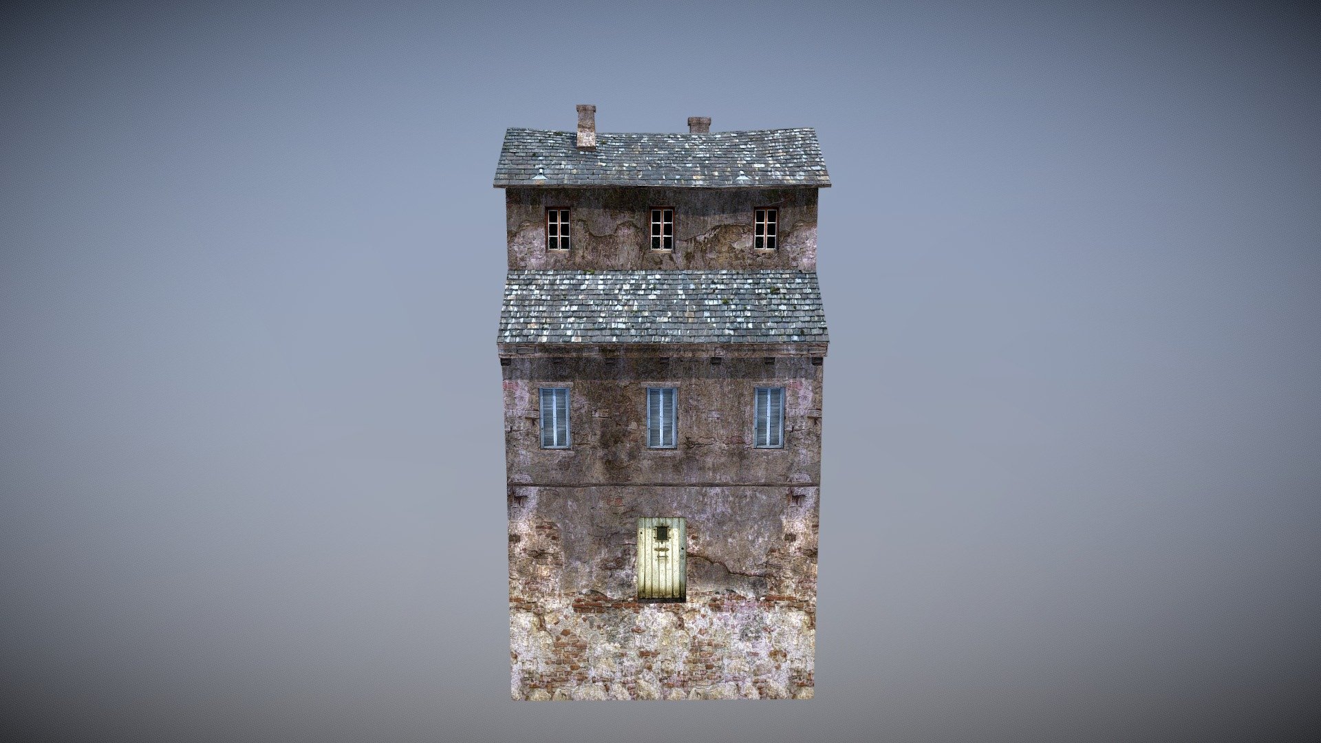 Old Building 3d model