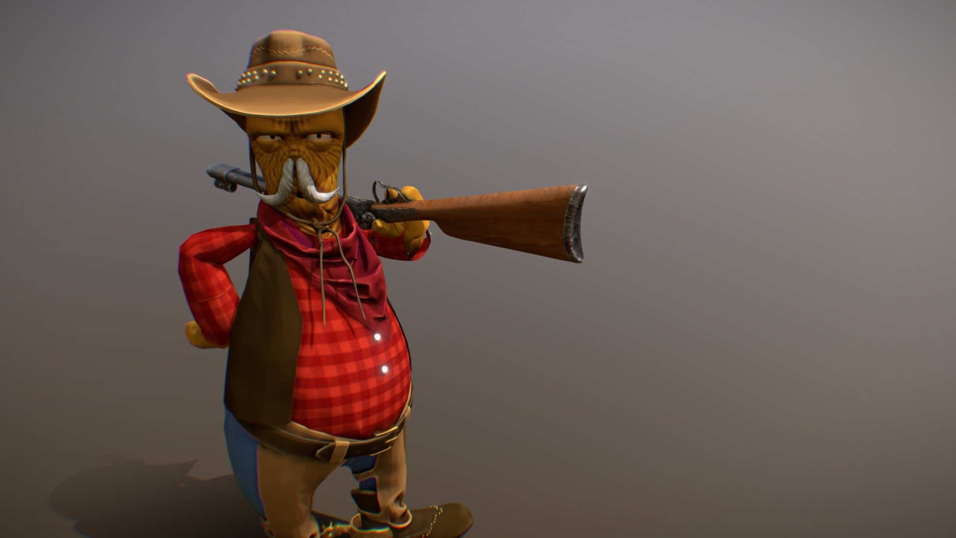 Grand-Père Spicy 3d model