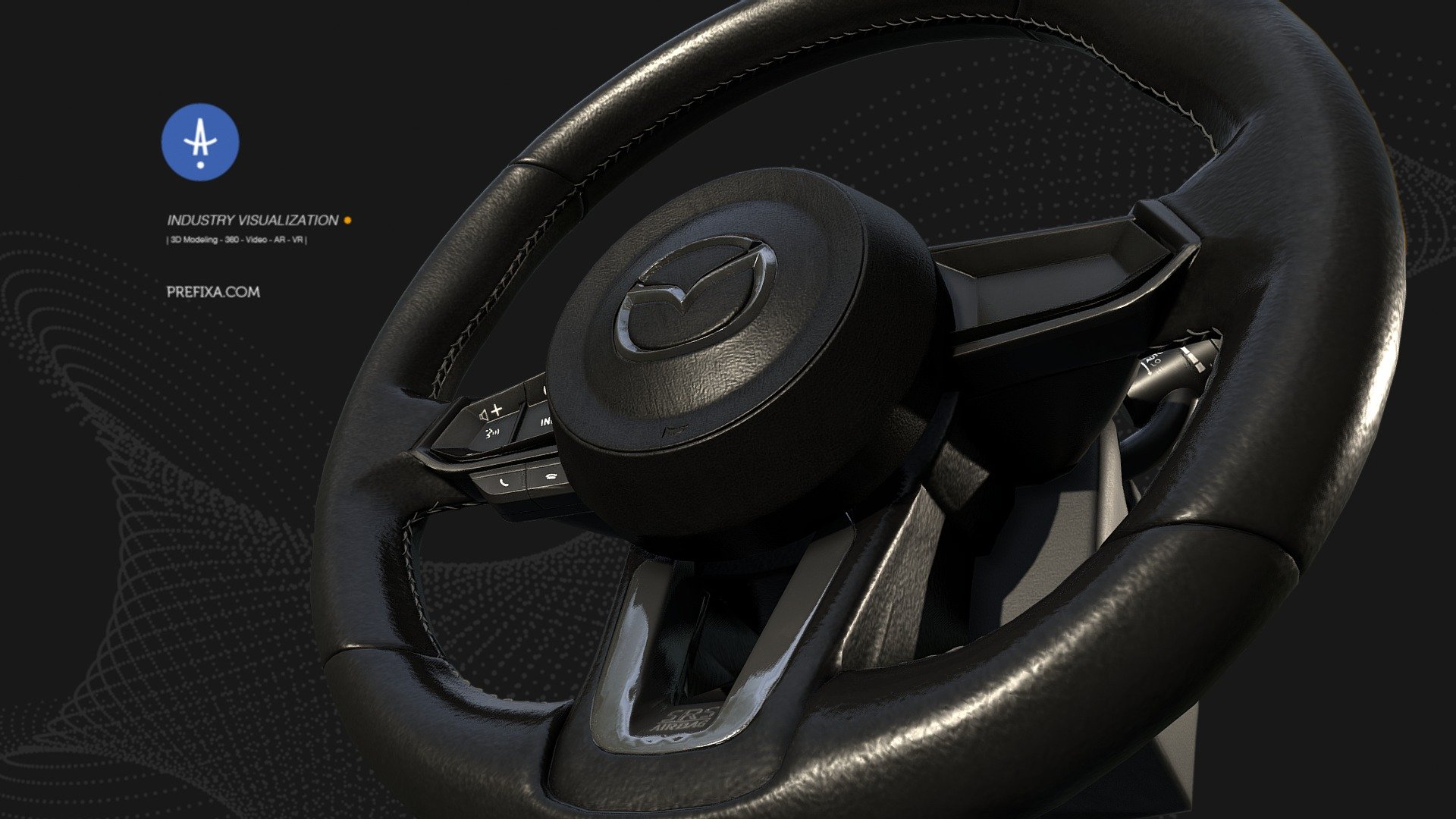 Steering Wheel 3d model