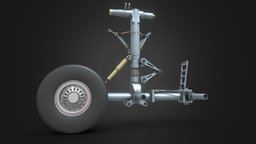 Aircraft Boing 777 Landing Gear 3d Model