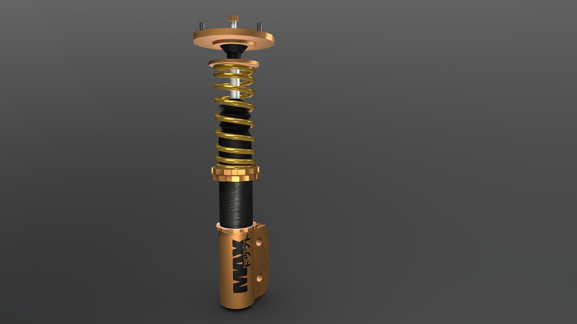 Powered By Max Coilover 3d model