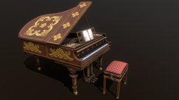 Wooden Piano