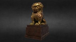 Lion statue