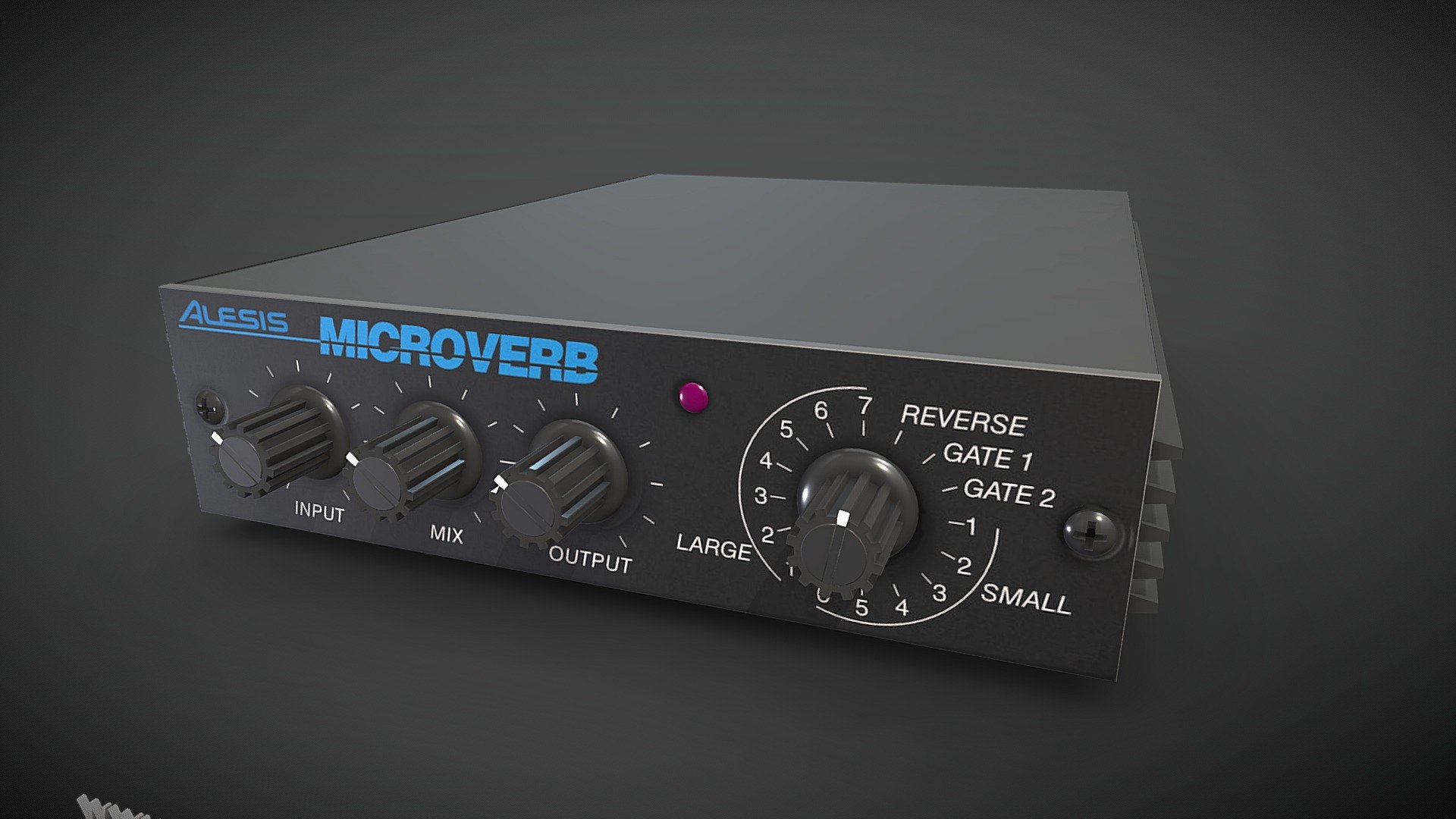 Alesis Microverb I 3d model