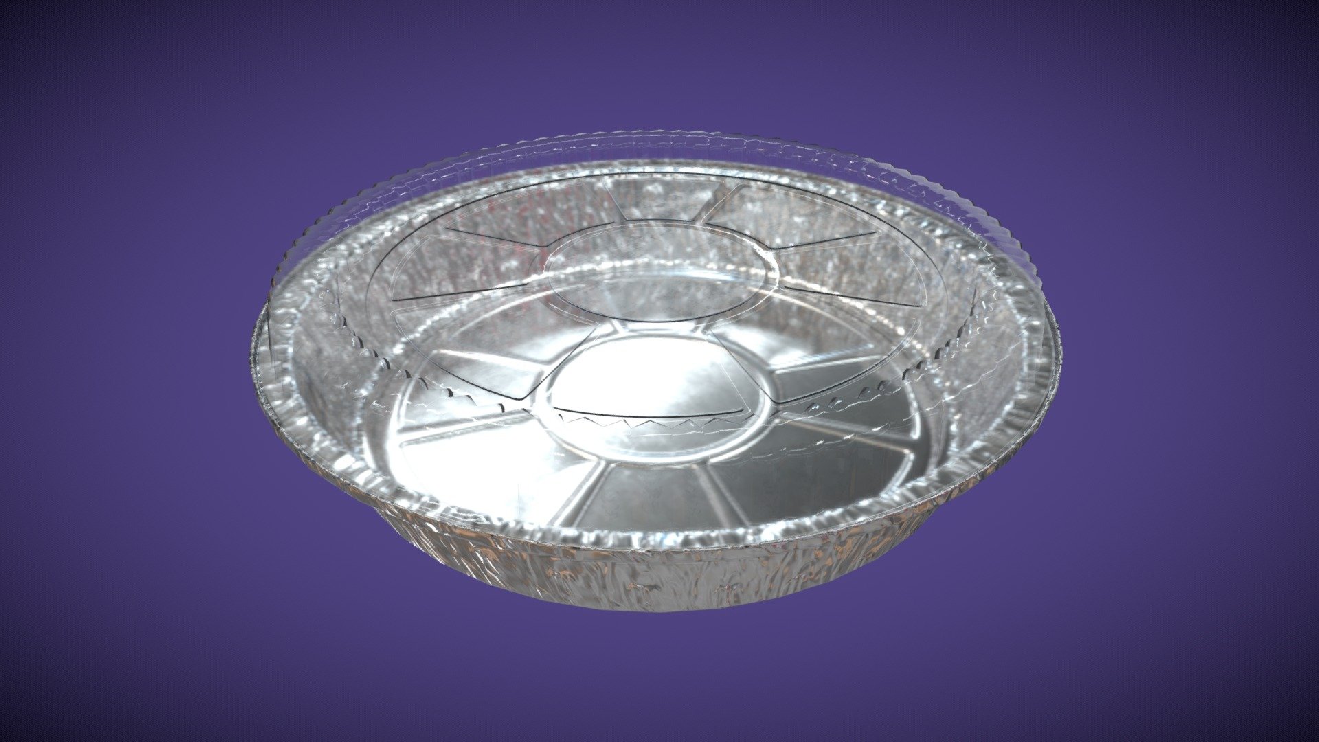 Round Aluminum Mold 3d model