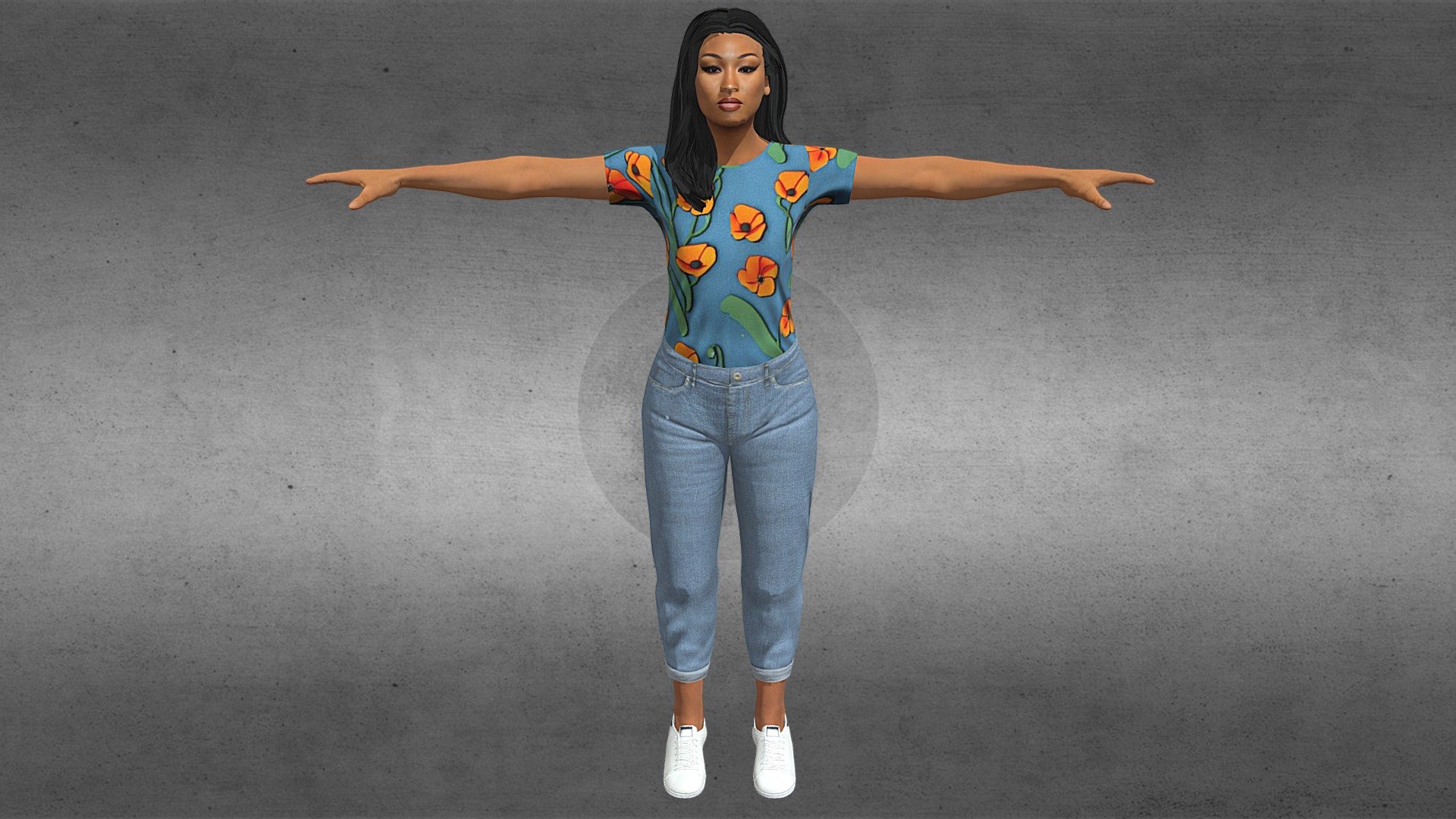 Megan Thee Stallion Avatar 3d model