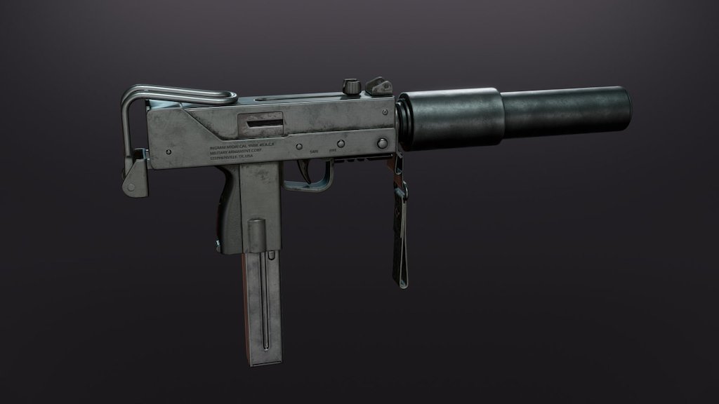 Mac 10 3d model