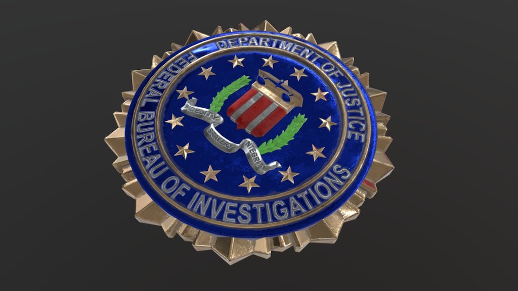 FBI Seal 3d model