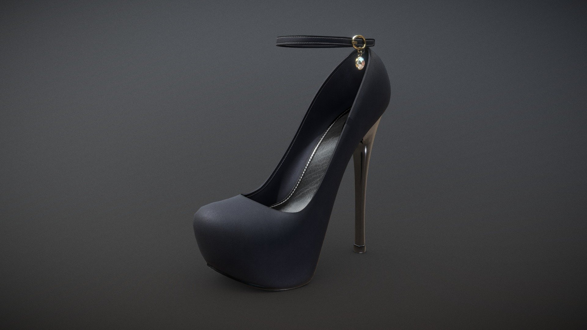 Stilettos High Heels Platform Shoes 2 3d model