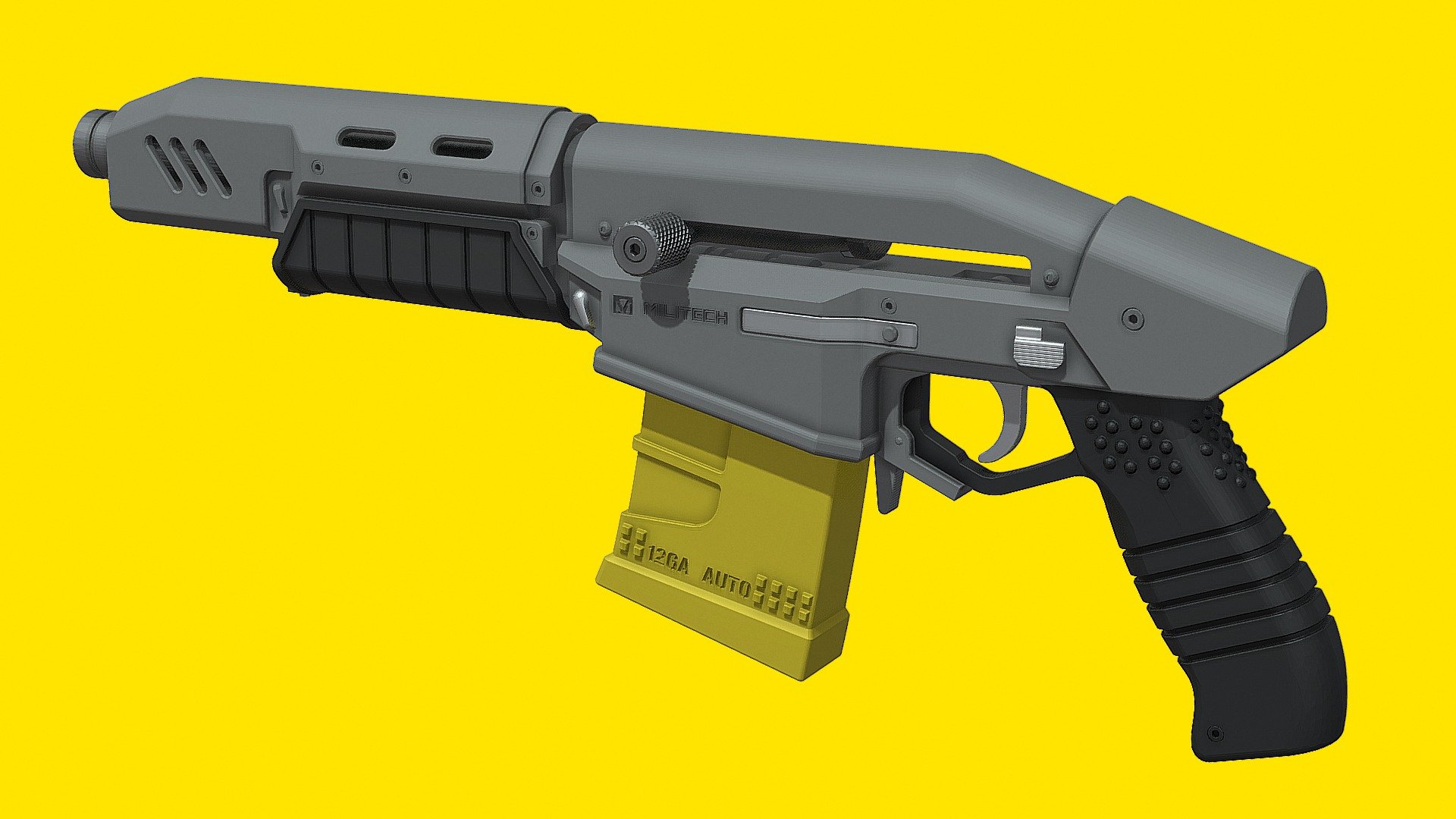 Shotgun SLR 3d model