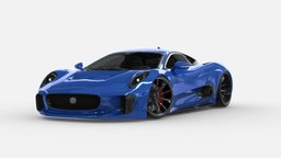 3d model supercar CX 755