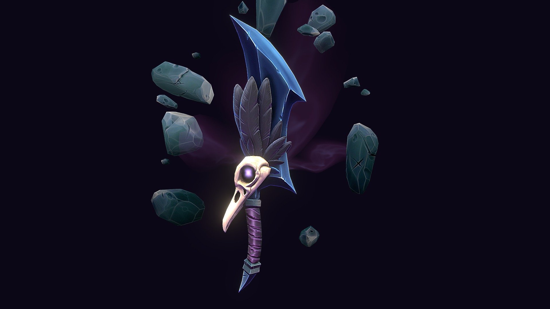 Raven Dagger 3d model