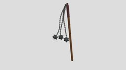 Mace 3 Spiked Balls, FLAIL