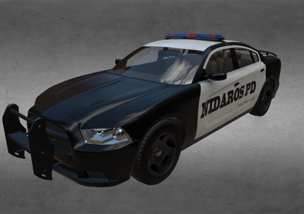 Dodge Charger 2011 Police Interceptor 3d model