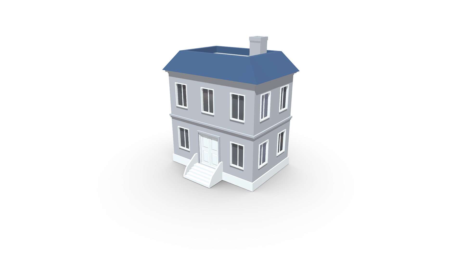 House Building (Low Poly) 3d model