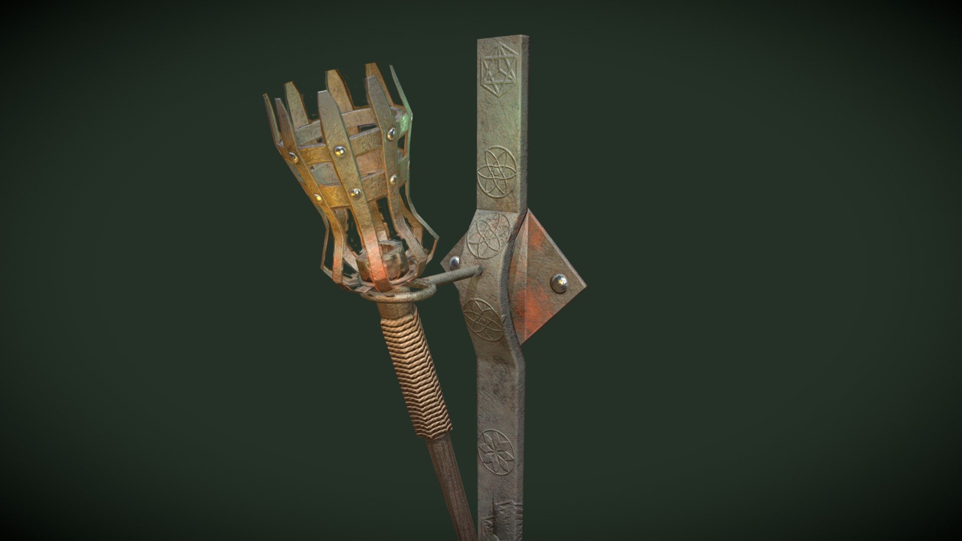 Torch 3d model