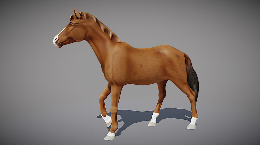 Horse 3d model