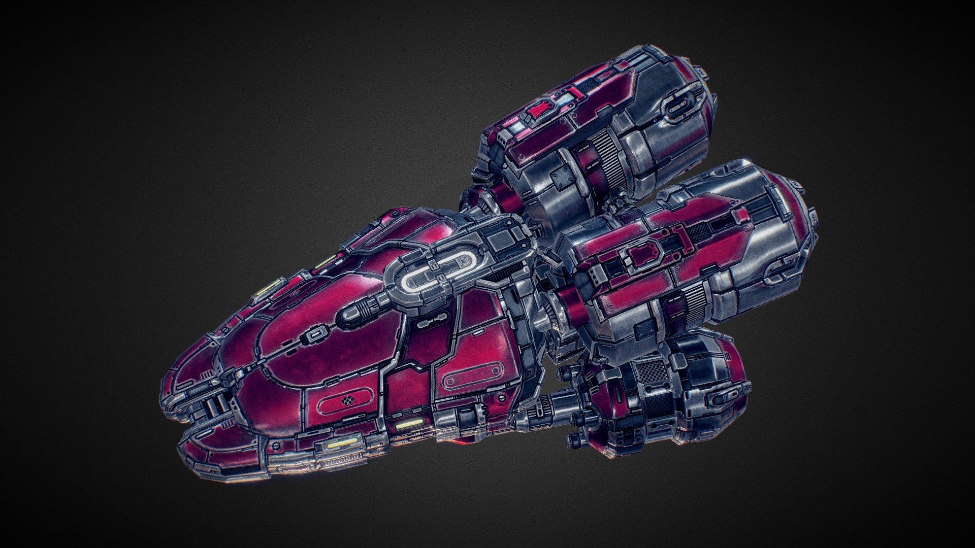 Starfall Tactics — Curtana Vanguard b.cruiser 3d model