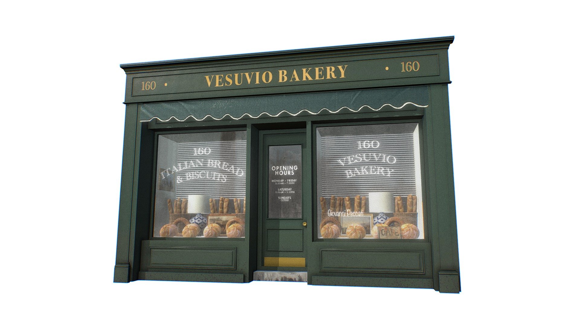 Storefront Facade 3d model