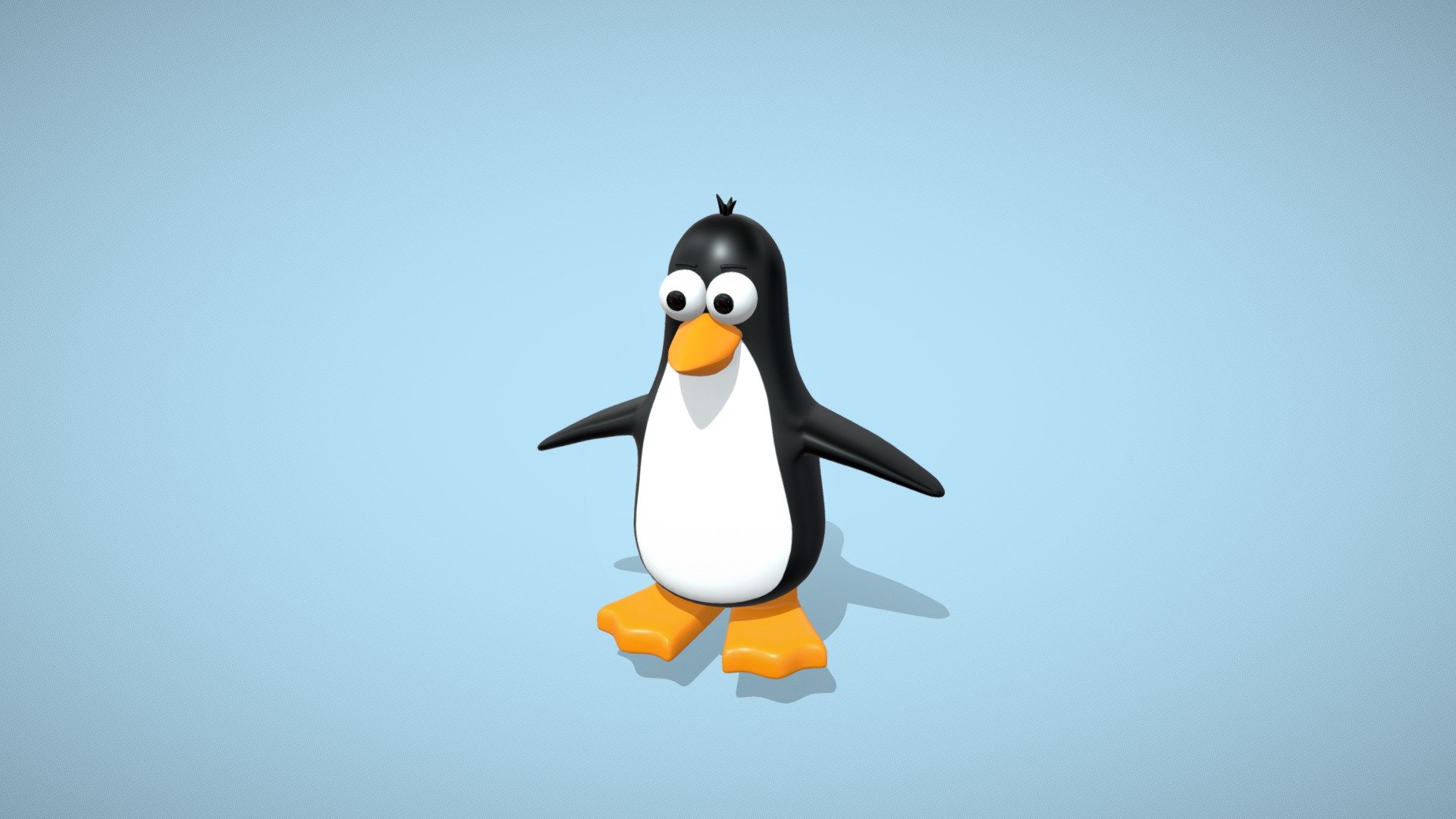 penguin 3d model