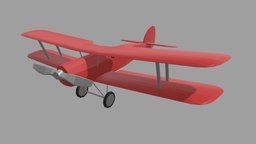 Low Poly Plane 02