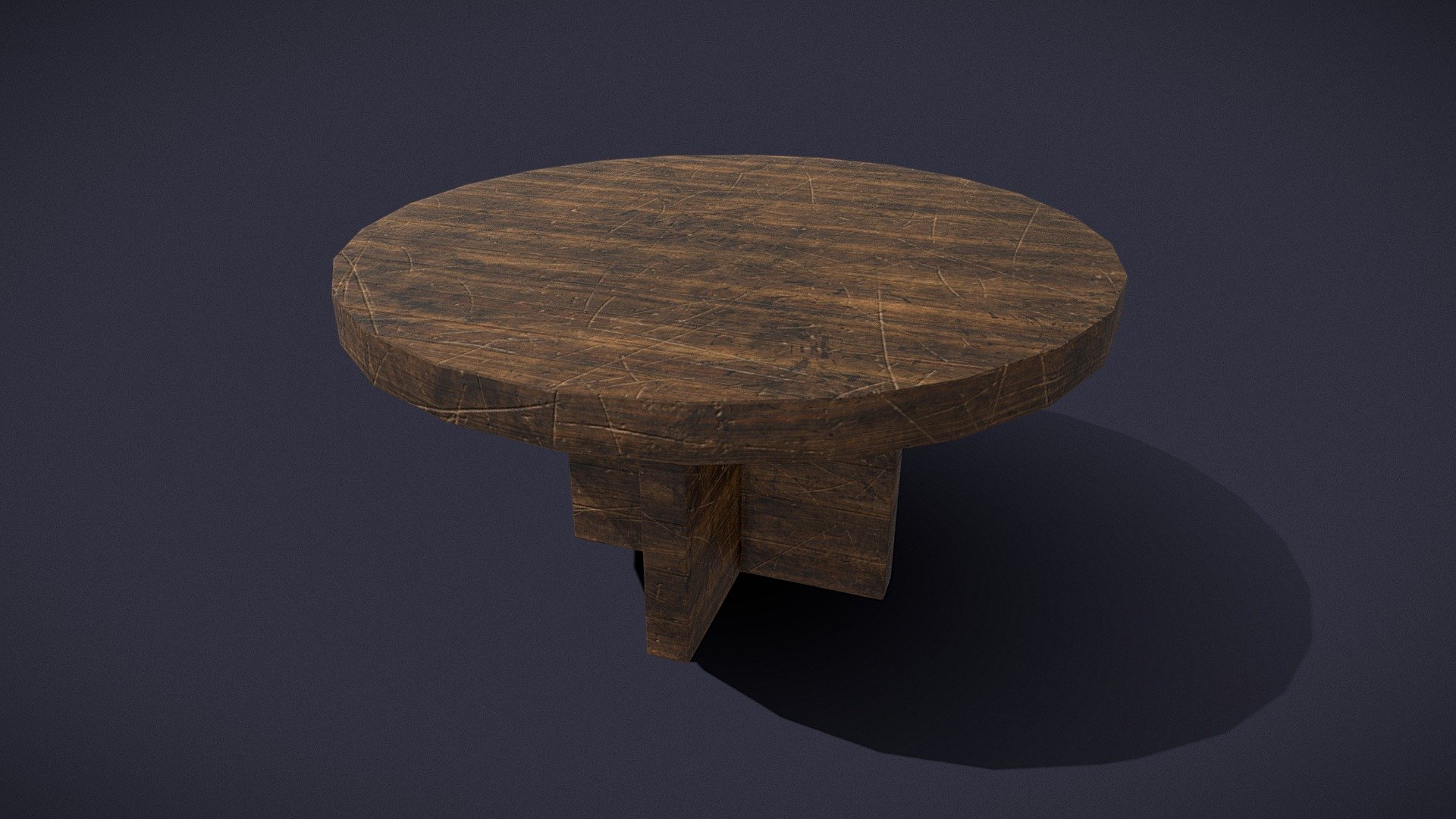 Medieval Tavern Table 3d model