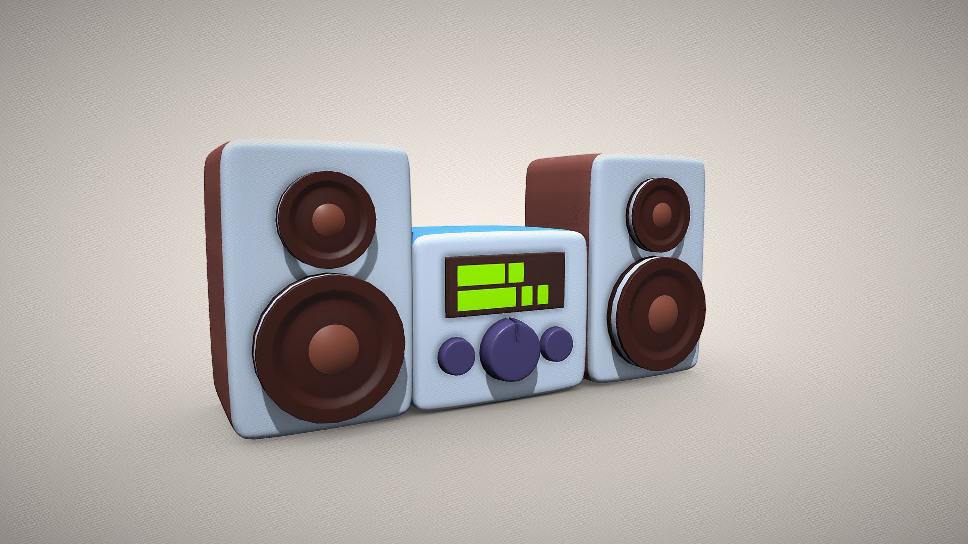 Sound Speaker 3d model