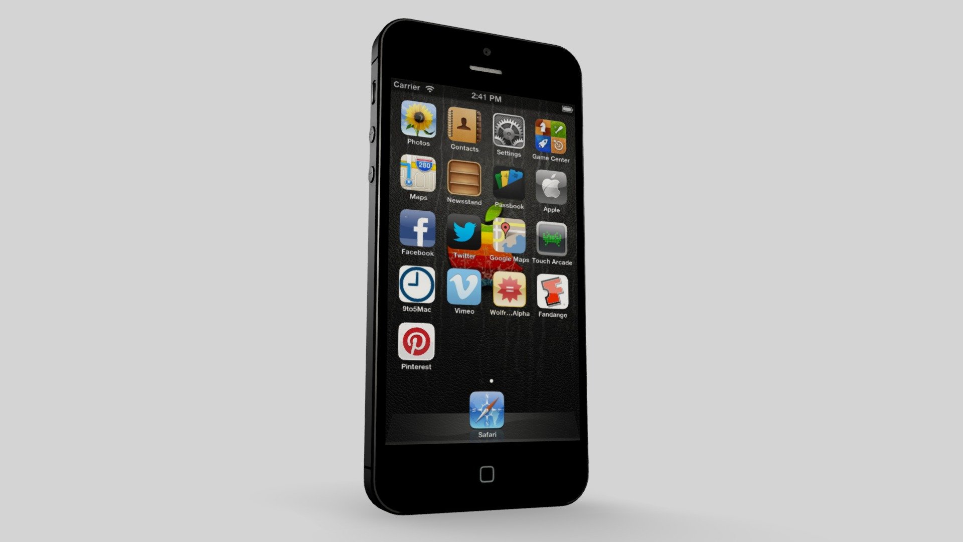 iPhone 5 3d model