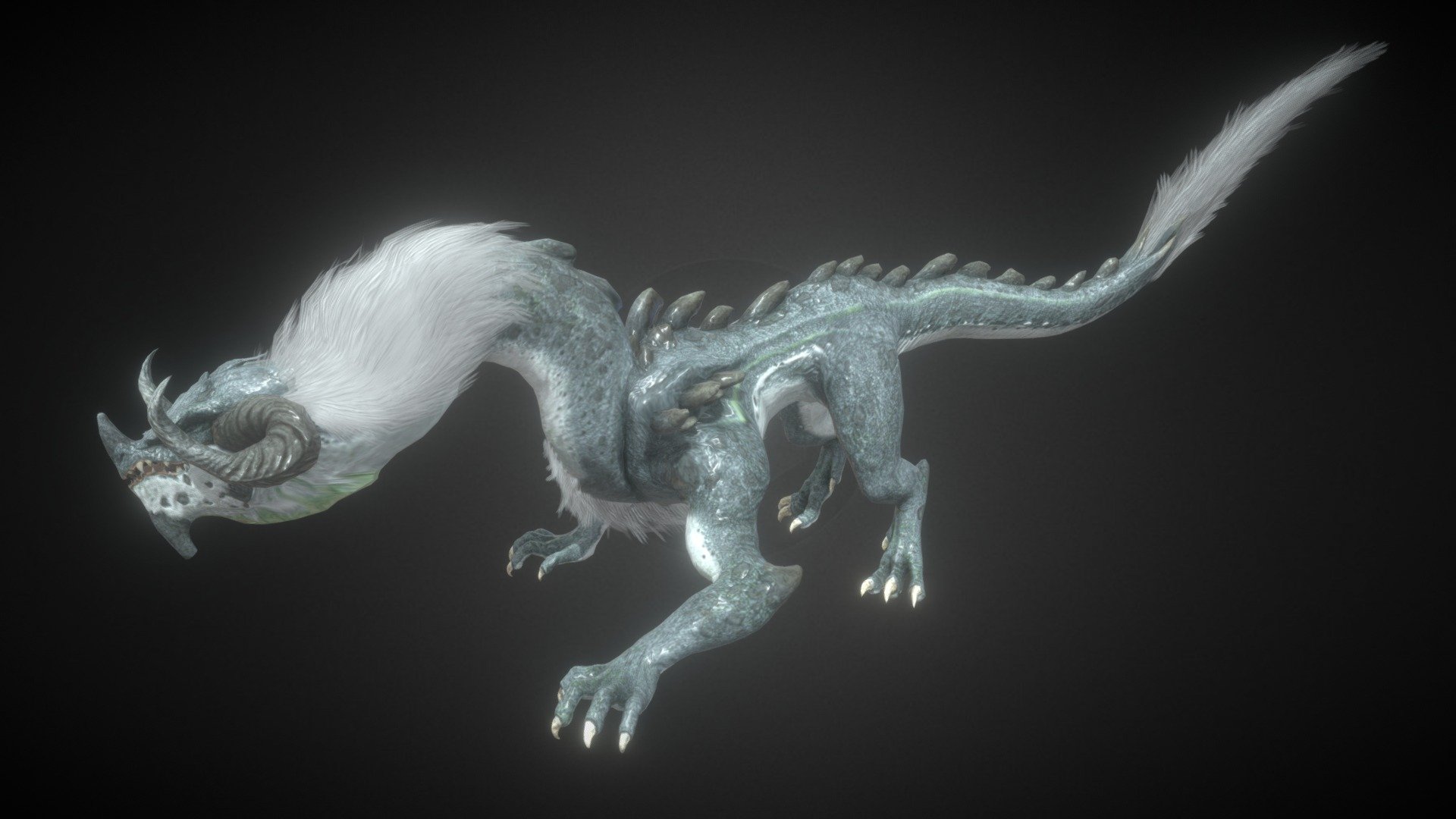 Gran Draco Luz 3d model